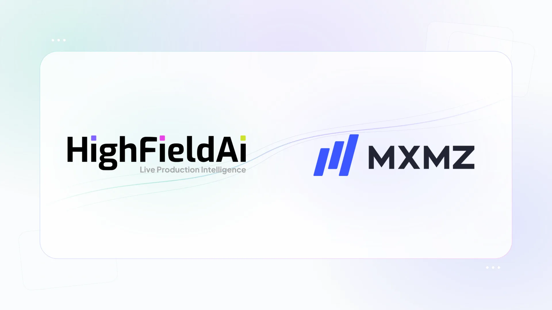 The HighField AI and MXMZ logos side by side